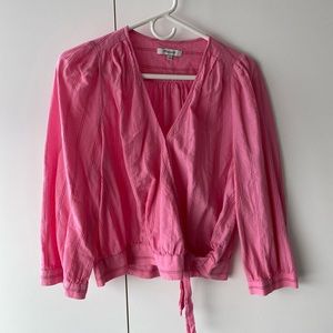 Madewell wrap top